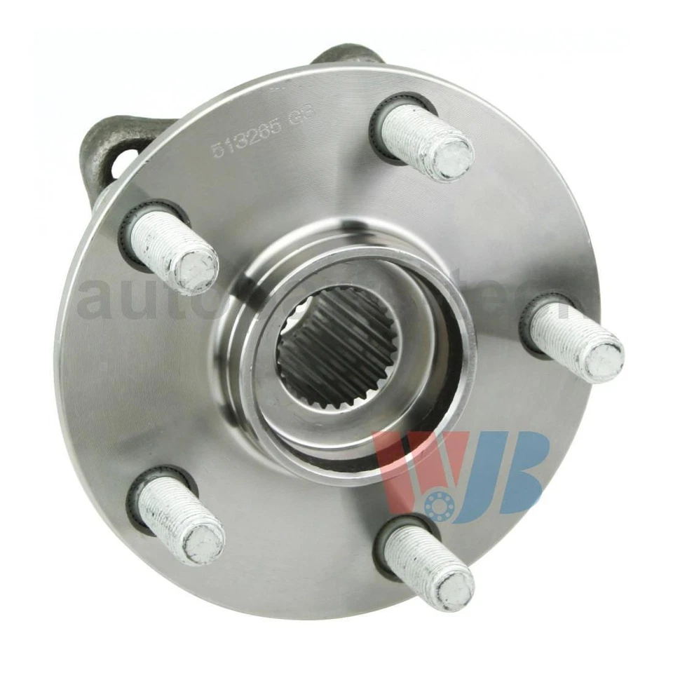 Conjunto de buje de rueda delantera WJB para Toyota Prius 2004 2005 2006 2007 2008 2009 Foto 2 de 3