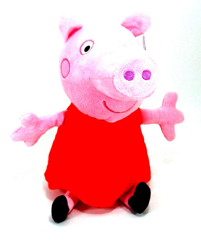 Nickelodeon Nick Jr. Peppa Pig Coin Pocket Plush 7" Keychain Backpack plush-New - Picture 2 of 3