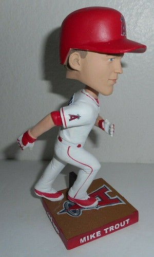 MIKE TROUT MVP 2016 Bobblehead 2 of 3 W Ticket Los Angeles Angels 100 RBI Kloanz - Picture 6 of 9