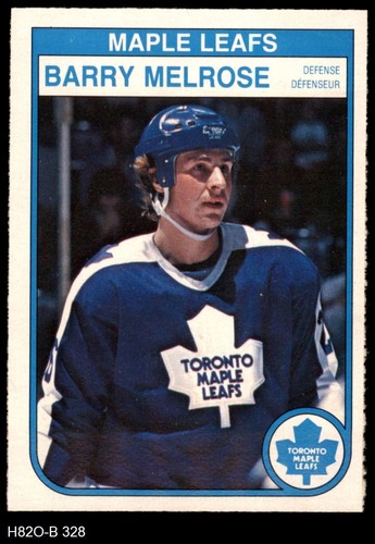 1982 O-Pee-Chee #328 Barry Melrose Maple Leafs 8 - NM/MT