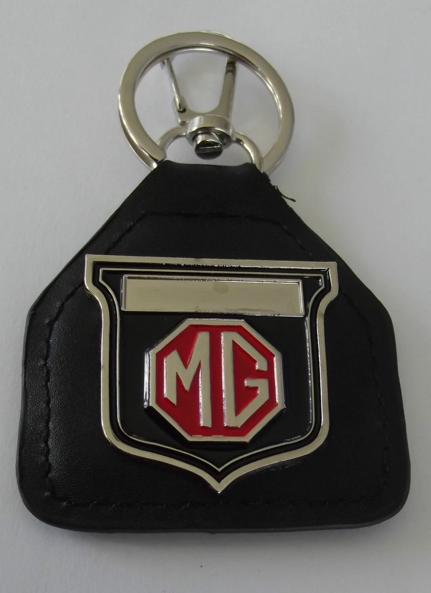 MG TC TD MGA MGB etc choice of years 1948-1979 genuine leather key fob D020902YF