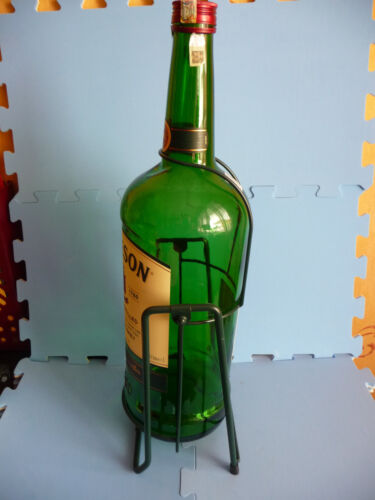 Jameson irish whiskey EMPTY large bottle 4.5l green glass scotch swing cradle - Picture 8 of 10