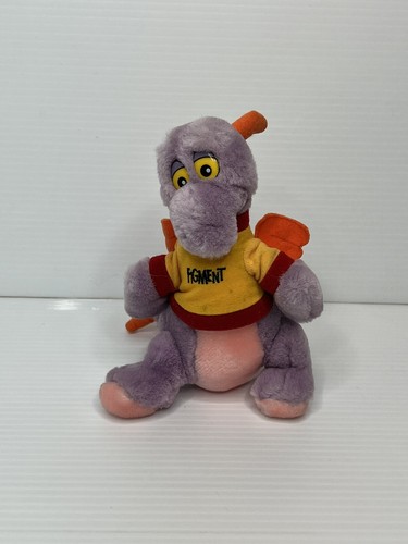 Vintage Disney Figment 7” Plush Stuffed Animal Toy