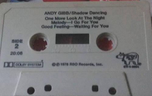 Andy Gibb-1978 Cassette Tape "Shadow Dancing " -His Best Album - Picture 4 of 4