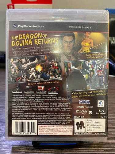 Brand New Yakuza "Ryu Ga Gotoko" Complete 0-6 Collection PS2/PS3/PS4/PS5. - Picture 13 of 24