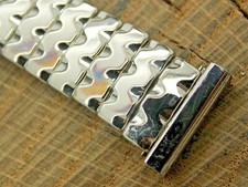 Vintage JB Champion Stainless Steel Expansion Watch Band 16mm Mens Pre-Owned
