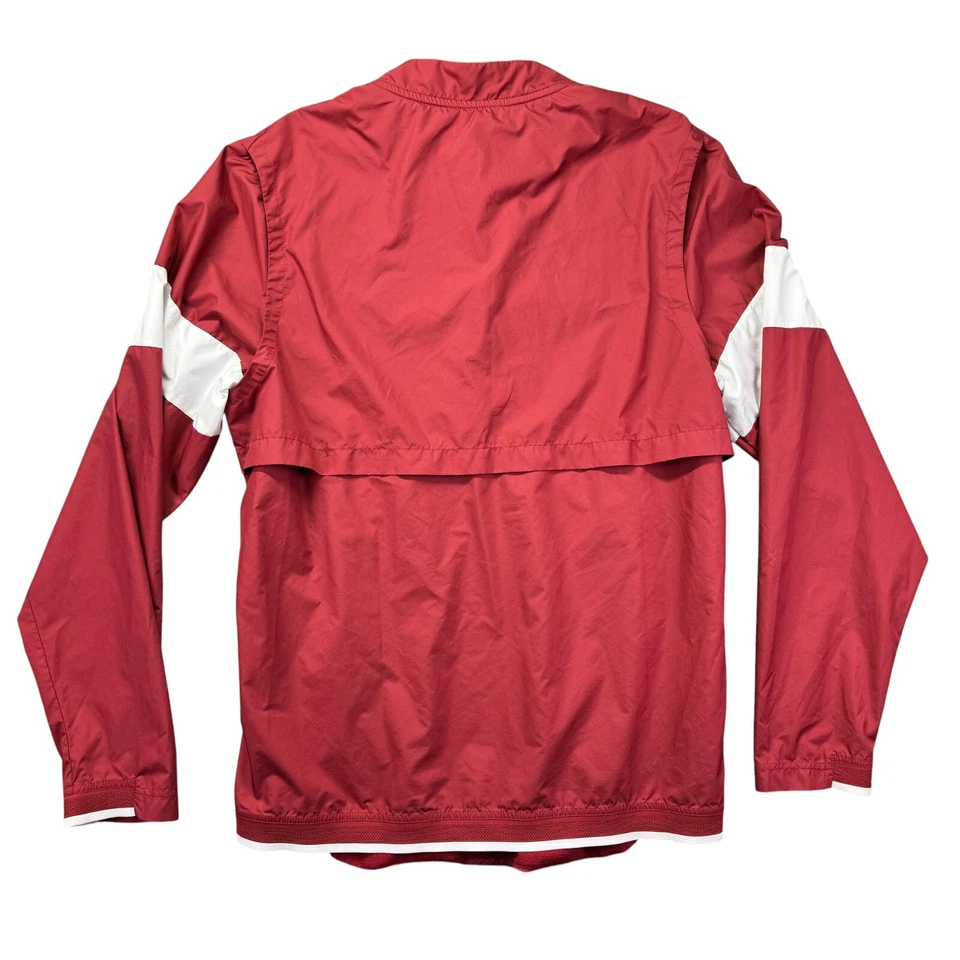 Alabama Crimson Tide Pullover Men's Small Red 1/4 Zip NIKE On Field Pockets Top - Image 2 of 4