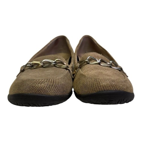 Vionic Alda Chain Neutral Beige Lizard Loafer Schuhe Größe 10 - Bild 5 von 9