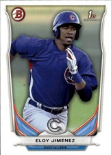 2014 Bowman Draft Eloy Jimenez #TP-33 Top Prospects Chicago Cubs 11N