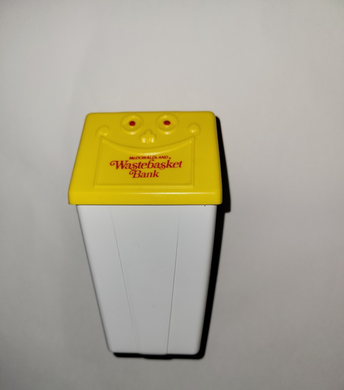 Vintage McDonald's McDonaldland Wastebasket 1975 Bank Trash Can Toy eBay