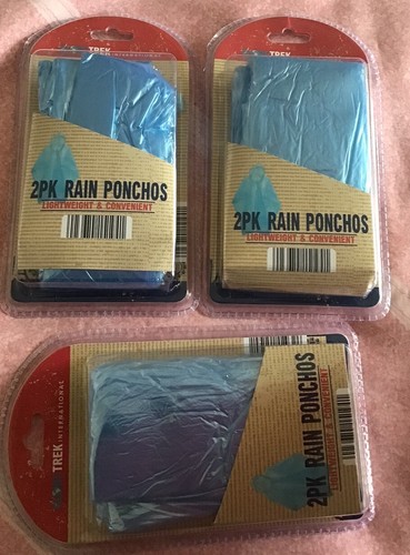 Globe Trek 2er Pack Regenponchos X3 Festival, Freizeitpark, Strand, Festivals.Neu💦☔️ - Bild 3 von 4