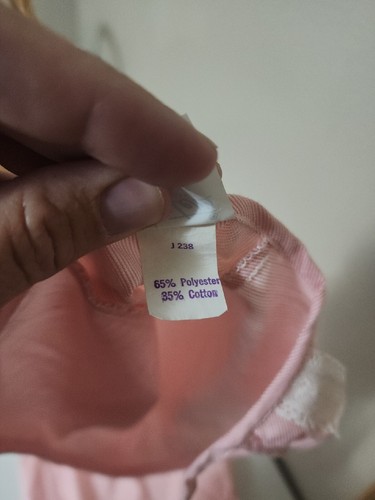 Conjunto Mameluco Vintage Carter's Bebé 2 Piezas Verano Talla 6M Rosa Gorro - Imagen 4 de 11