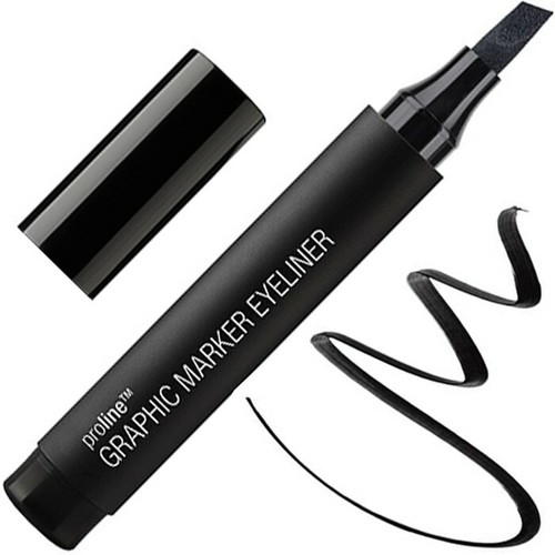 Wet N Wild Proline Graphic Marker Eyeliner 877 Jetliner Black NEW - Picture 3 of 5