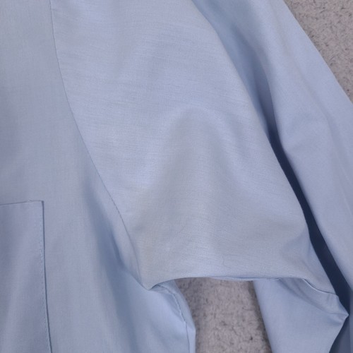 Vintage 60er Brent Montgomery Ward Anzughemd Herren Medium 15-15,5 blau Schlaufenkragen - Bild 6 von 17