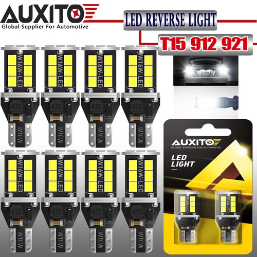 LED Reverse Backup Lights Bulbs 912 921 for Chevy Silverado 1500 2014-2025 White - Foto 17 di 18