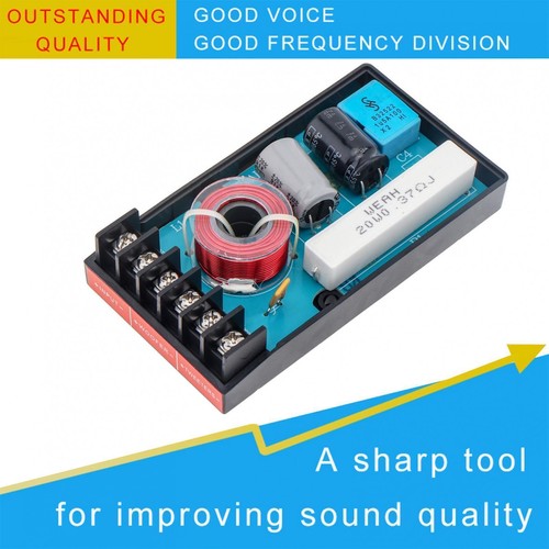 Car Speaker Frequency Divider 2 Way Car Audio Crossover Overcurrent Protection - Picture 4 of 12