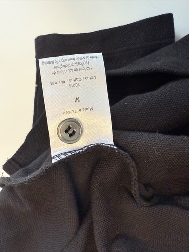 Louis Vuitton Uniforms Mens Black Logo Collared Long Sleeve Polo Shirt M - Picture 4 of 4
