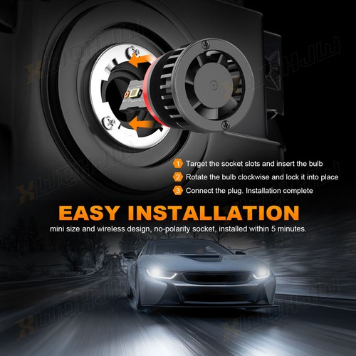 4x For Hyundai Sonata 1996-1998 LED Headlight High Low Beam Combo Kit Bulbs - Imagen 13 de 16