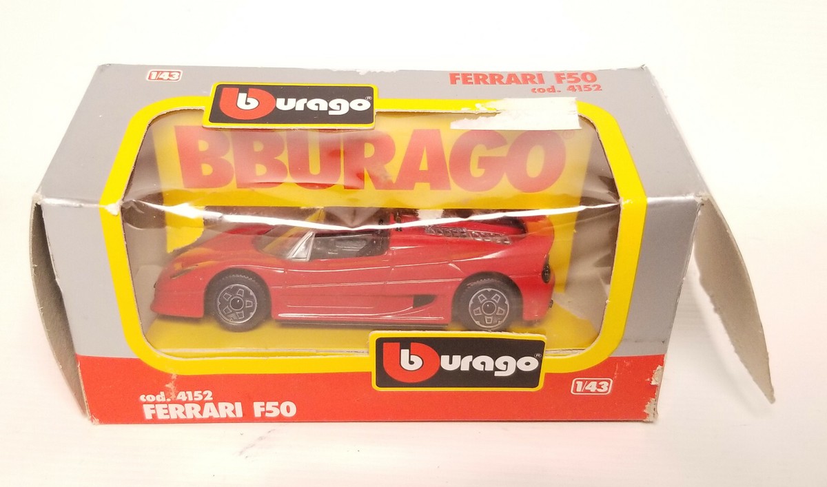 Burago Ferrari F50 red 1/43 | eBay
