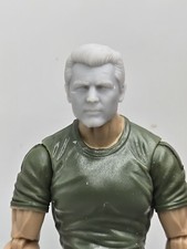 3d Printed BLACK Hole Dan Holland Head 1:18 3 3/4" GI Joe 25th Anniversary 