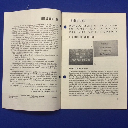 Folleto Boy Scout 1945 Fundamentos del Movimiento Boy Scout 2411C1 - Imagen 2 de 10