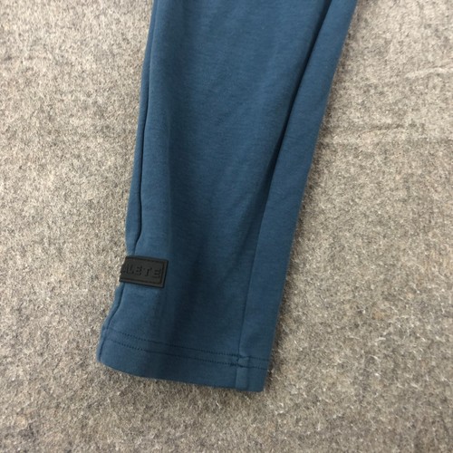 Pantalones deportivos Alphalete para hombre medianos azules de vellón con cordón ajuste cónico* - Imagen 3 de 15