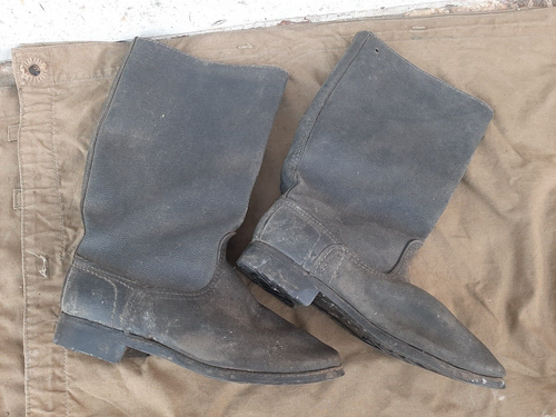 Soviet russian army field tarpaulin boots WW2 type size 39 (247) new - Picture 3 of 11