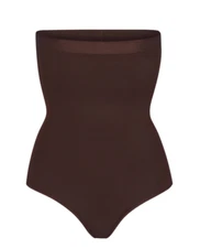Skims 3X Simply Bare Ultra Light High-Waisted Thong Panty NWOT Cocoa