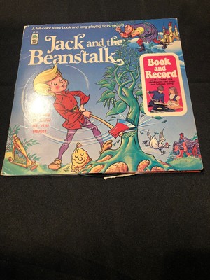 Download Jack And The Beanstalk Book & Record Vinyl LP Album Color Story Book 1971 | eBay