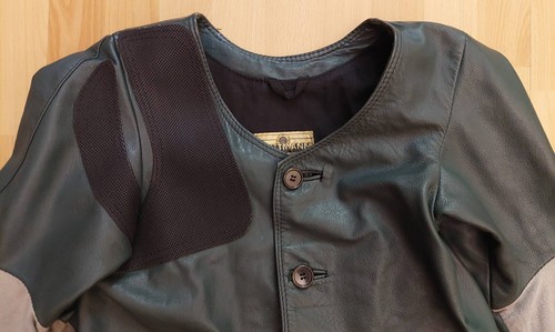 Truttmann Schießjacke, Leder, Gr. EU 50, US und UK M, gebraucht, Schweiz - Bild 2 von 11