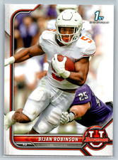 2021 22 Bowman University #31 Bijan Robinson RC