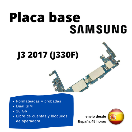 Placa base Samsung J3 J5 J7 2017 J330 J530 J730 Dual SIM probada funcionando - Imagen 4 de 4