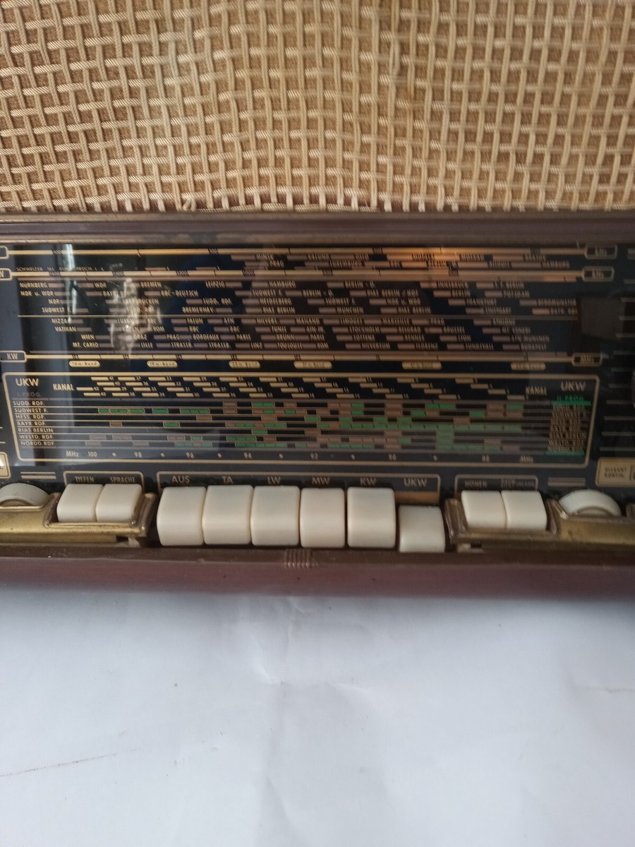 Vintage Schaub Lorenz Goldsuper 58 German Tube Radio | eBay
