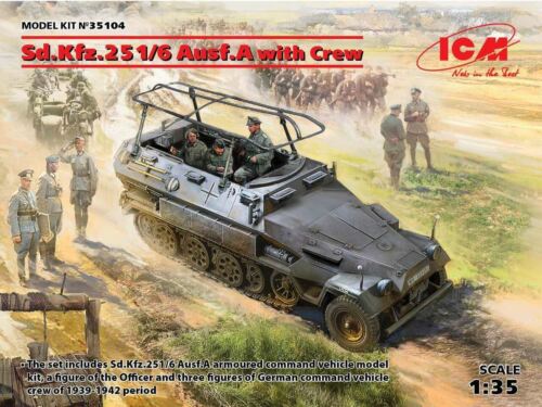1/35 ICM Sd.Kfz.251/6 Ausf.A with Crew - Picture 2 of 2