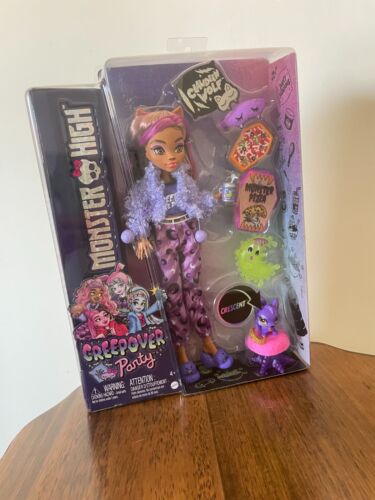 Monster High Clawdeen Wolf Fashion Doll Creepover Party Set New In Box - Picture 3 of 4