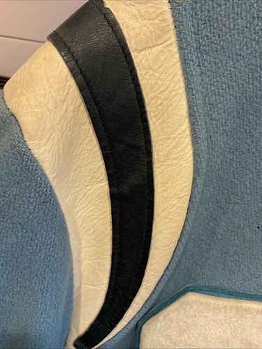 Vintage 50s 60s Award  Blue Jacket Varsity Letterman Track & Field - Picture 5 of 8