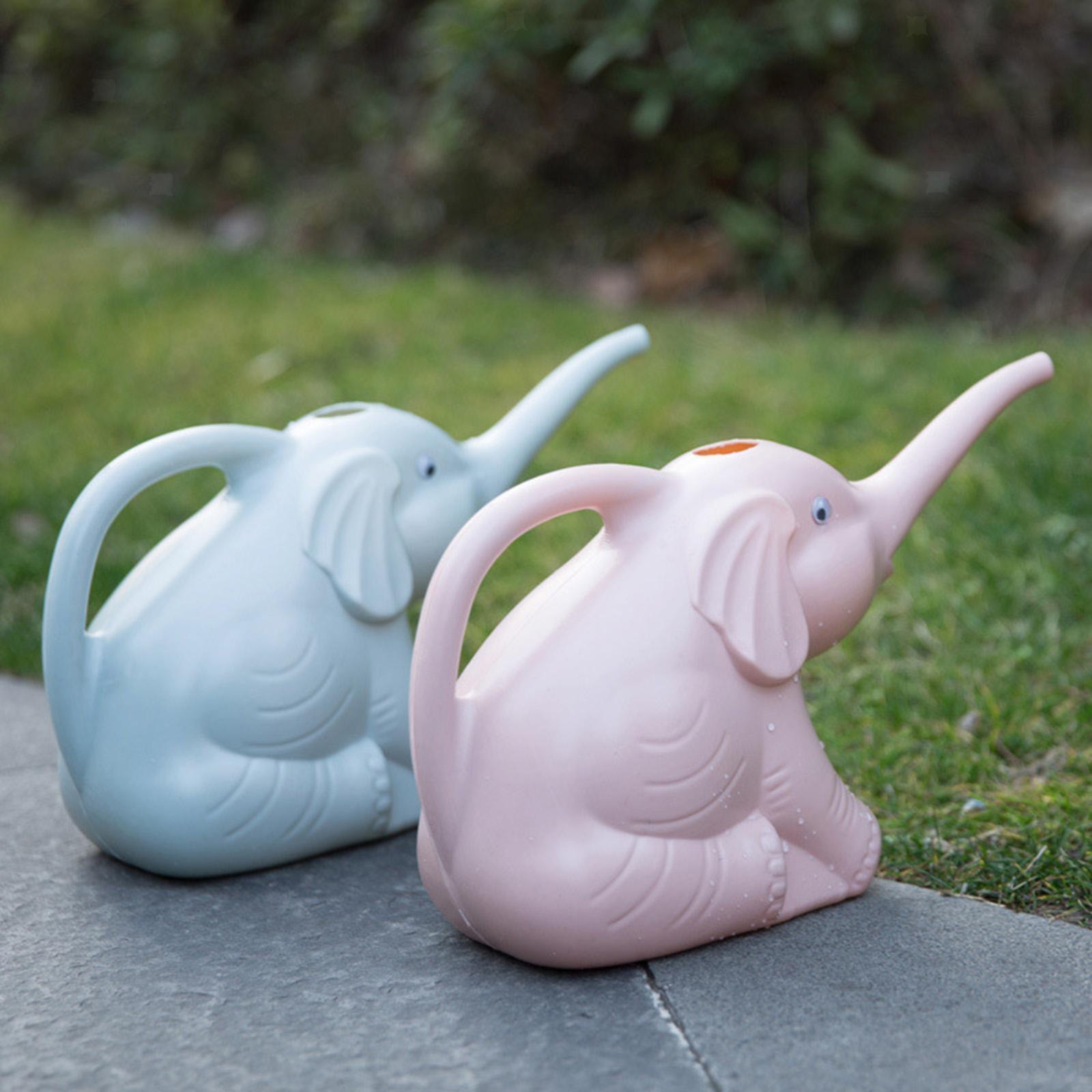 Gießkanne Elefant Blumengießkanne 2 L Design Kunststoff für Zimmer Pflanzen - Bild 5 von 18