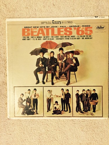 BEATLES '65 ST-2228 CAPITOL RECORDS  Great new hits by JOHN PAUL GEORGE RINGO  - Picture 1 of 5