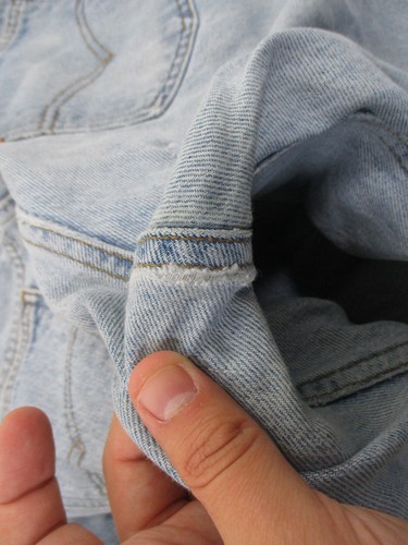 Vintage Levi's Jeans Mens 34x32 Blue 505 Denim Outdoor Western Orange Tab Light - Picture 19 of 21