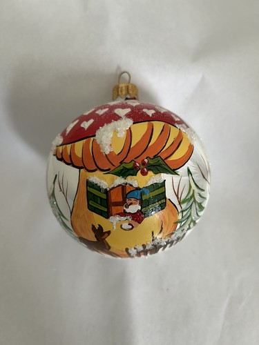 Heartfully Yours Mushroom Gnome Ornament Wee Folks Home