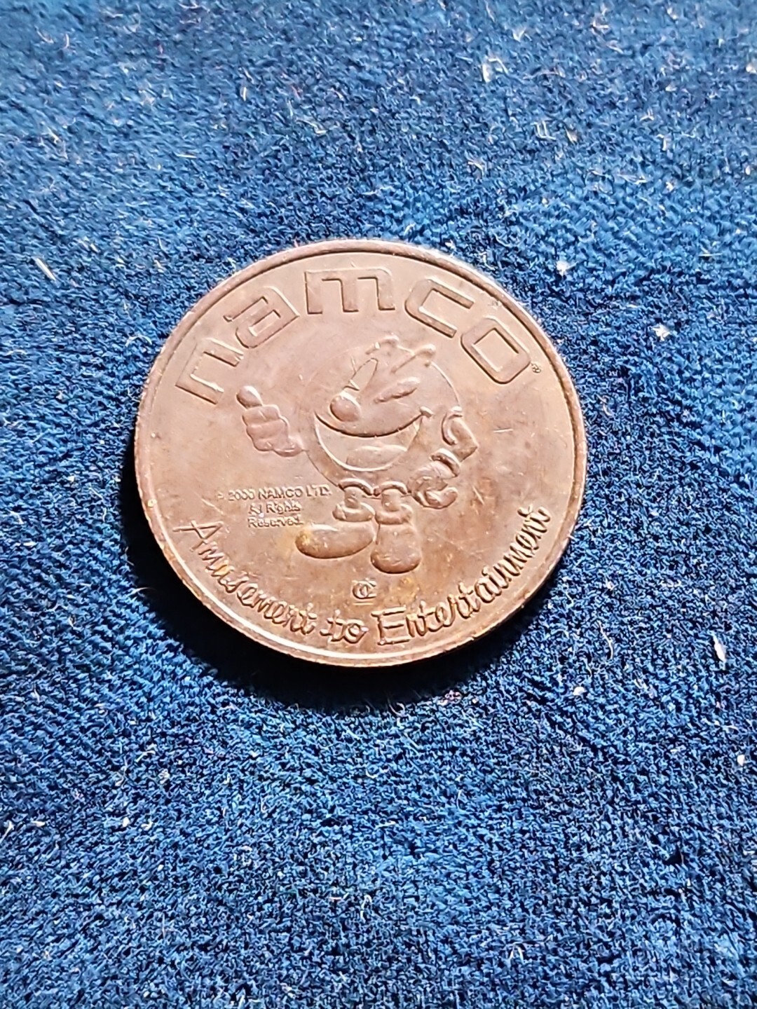 Namco collectors token 2000 USA coin Pacman PAC MAN Arcade Game medal