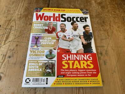 Weltfußballmagazin Dezember 2023 Shinig Stars + Bobby Charlton besondere Hommage