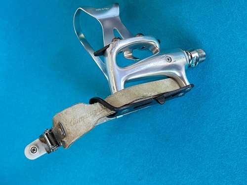 Campagnolo C Record Pedals Track Triple Bearings Complete Toe Clips Straps Pista - Picture 11 of 23
