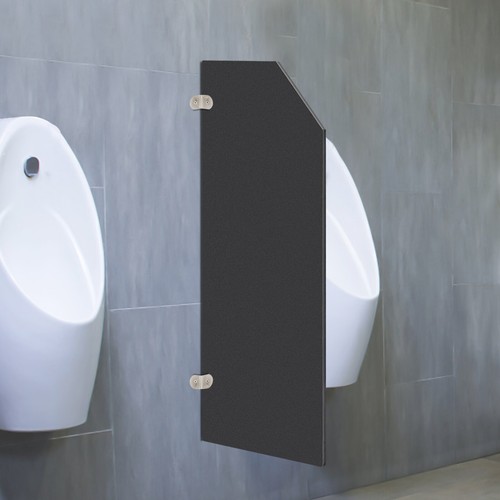 Urinal Trennwand Toilettenabtrennung Wandmontage Männer Urinal Trennwand Schwarz - Bild 26 von 45
