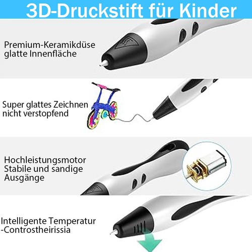 3D-Druckstift mit 120ft PLA-Filamen & Etui, 3D-Stifte für Kinder & Erwachsene - Bild 39 von 56