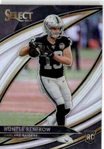 2019 Panini Select Silver Prizm Hunter Renfrow Oakland Raiders #287