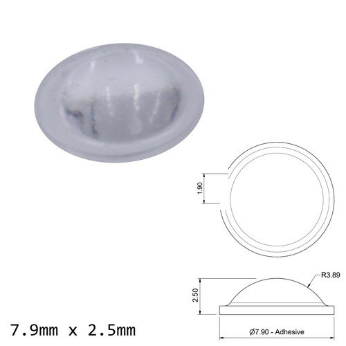 Hemispherical Round Domed Self Adhesive Rubber Feet - Stick-On Foot - Free Post - Picture 18 of 53