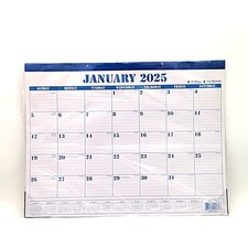2025 Office Depot Monthly Desk Pad Calendar, January 2025 To December 2025