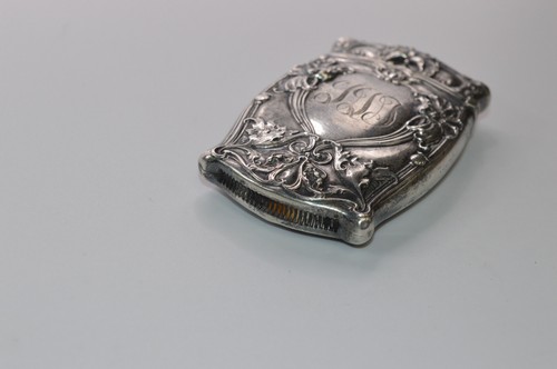 Antique Gorham Sterling Silver Art Nouveau Match Safe Case - Picture 4 of 9