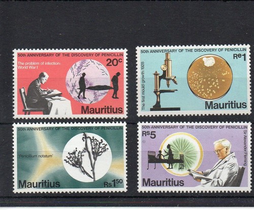 Mauritius (56) 1975 - Jubiläum - Entdeckung Penicillin - postfrisch